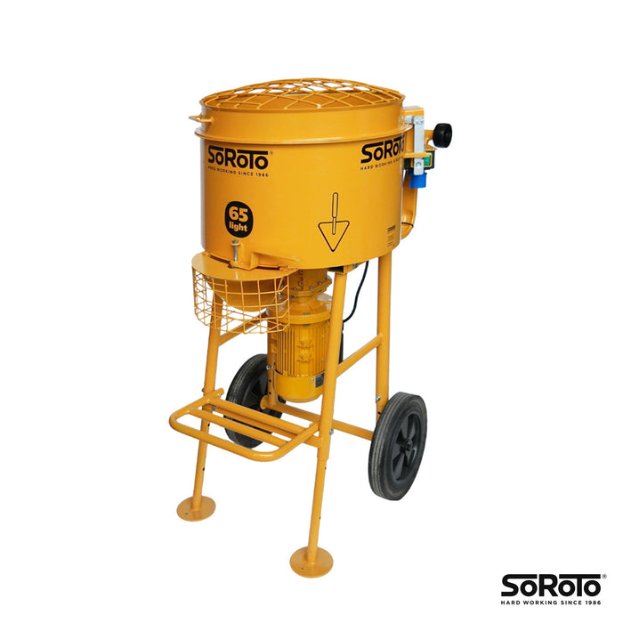 SoRoTo 65L Screed Mortar Cement Mixer Made in Denmark