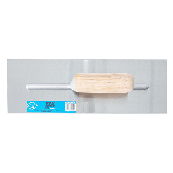 OX Tools Trade Finishing Trowel, Timber Handle