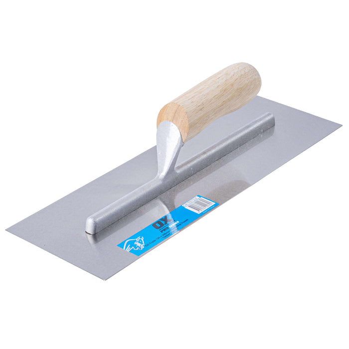 OX Tools Trade Finishing Trowel, Timber Handle