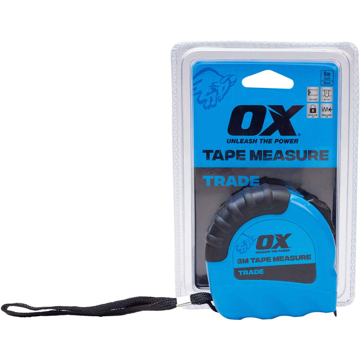 OX Trade Duragrip Tape Measure