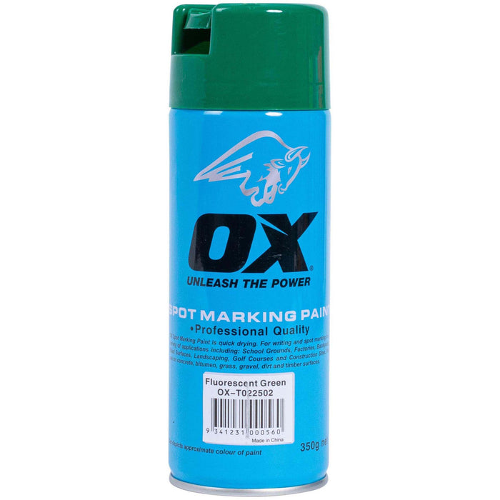 OX Trade Fluro Spot Marking Paint, 12pk