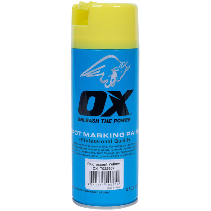 OX Trade Fluro Spot Marking Paint, 12pk