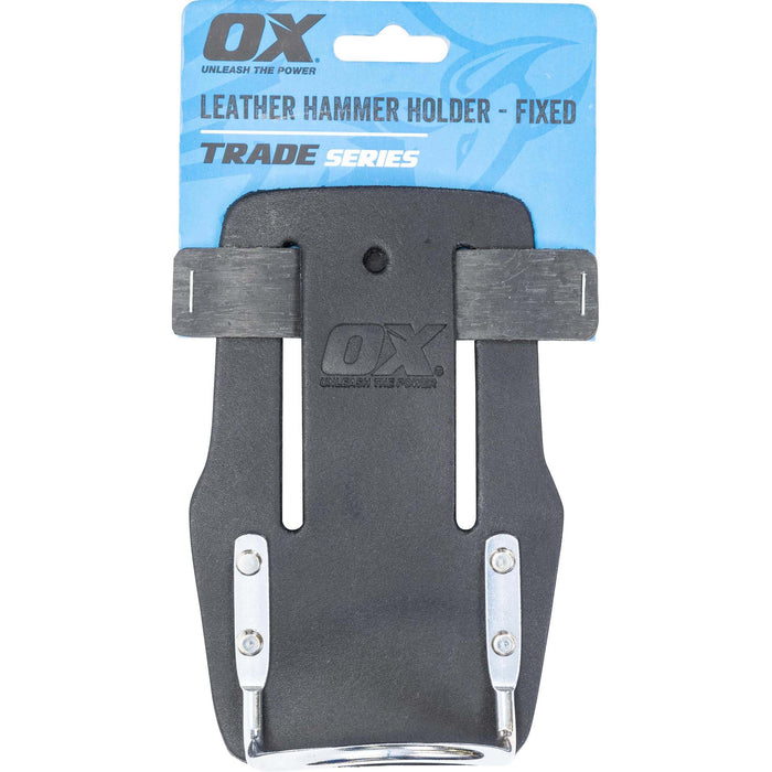 OX Trade Black Leather Hammer Holder - Fixed OX-T265701