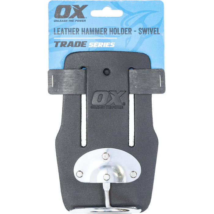 OX Trade Black Leather Hammer Holder - Swivel OX-T265702