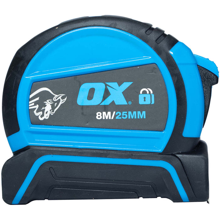 OX Tools Trade 8m Double Locking Tape Measure OX-T505208