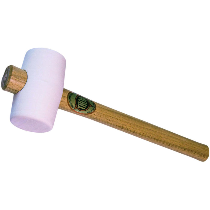 Thor Hammer 12oz Wooden Handle White Rubber Mallet TH952W