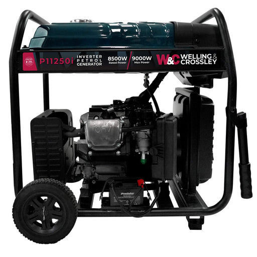 Welling & Crossley 11.25 kVA (9,000W) Open Frame Inverter Petrol Generator with E-Start WC-P11250i