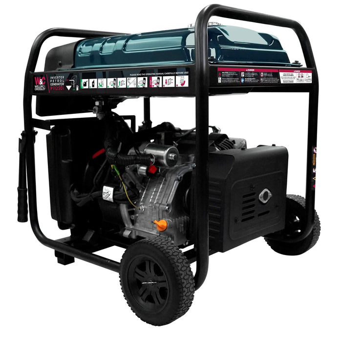 Welling & Crossley 11.25 kVA (9,000W) Open Frame Inverter Petrol Generator with E-Start WC-P11250i