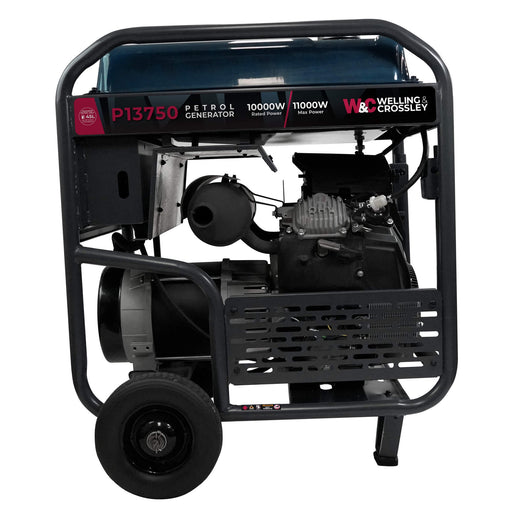 Welling & Crossley 13.75 kVA (11,000W) Open Frame AVR Petrol Generator with E-Start WC-P13750