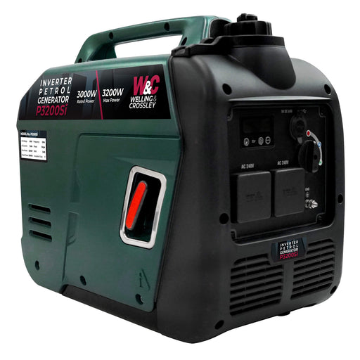 Welling & Crossley 3,200W Smart Silent Inverter Petrol Generator WC-P3200Si