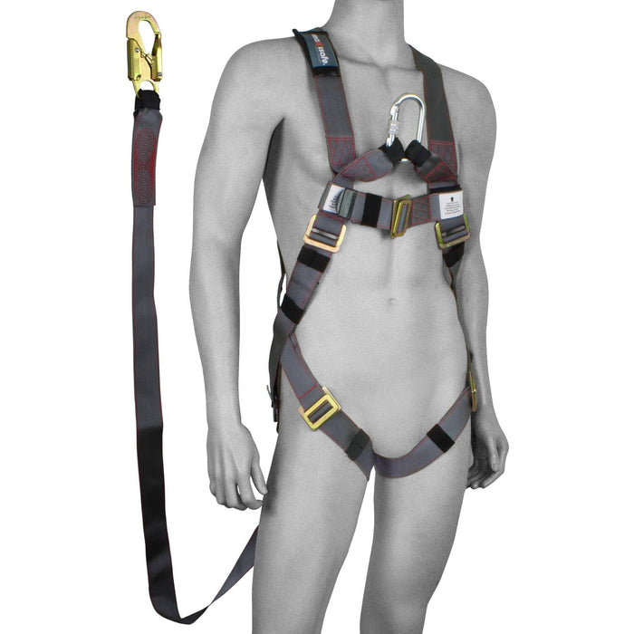 Maxisafe Professional Full Body Roofers Harness & Lanyard Kit ZBH902