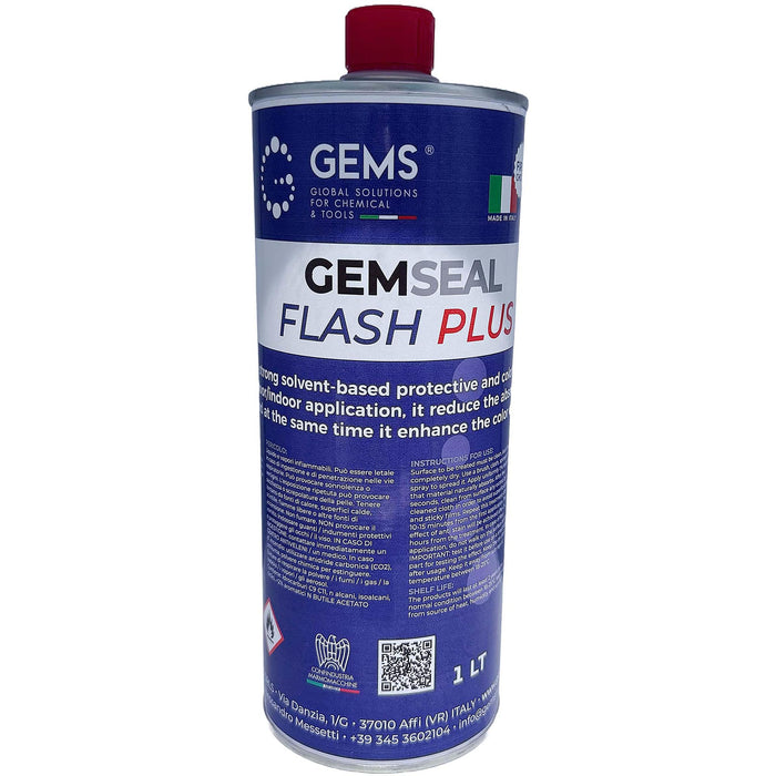 Gems Italia Gemseal Flash Plus Strong Solvent-based Protectant And Color