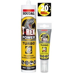 Soudal 125ml T-Rex Power Turbo White 132601