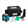 OX Pro Cross Green Beam Laser Level OX-P502901