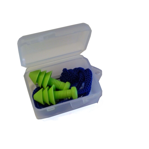 Maxisafe Washable/Reuseable Earplugs with Cords HEC676