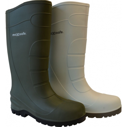 Maxisafe Patrol Green PU Boot with Safety Toe FWS803-12