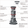 Boss Pedestal Rubber Shim - BPRS01